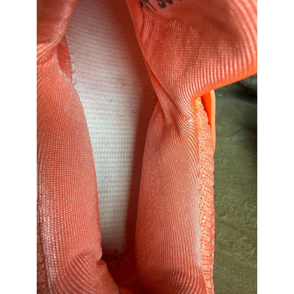 Just So So Womens Running Shoes Neon Orange Coral Blade Sneakers Size 40 Bright
